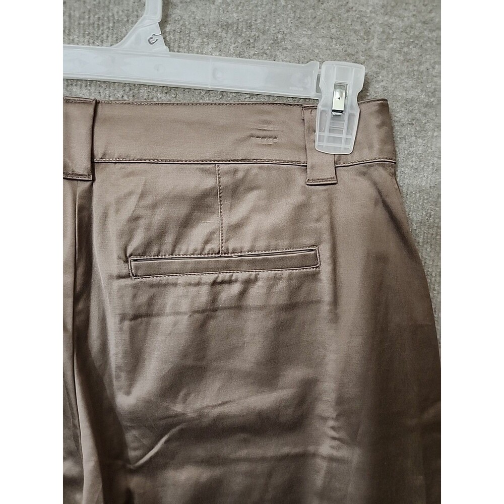 Old Navy Satin Cargo Barrel Wide-Leg Pants Womens 10 Rose Mauve NEW - Picture 7 of 11